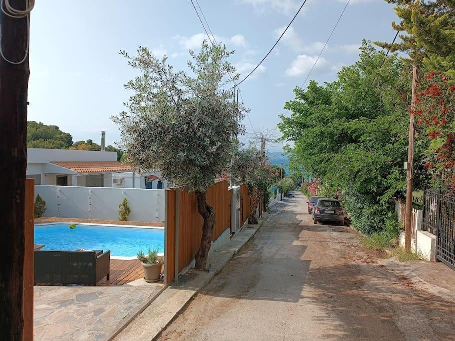 Μοντέρνα Εξοχική Μονοκατοικία Με Ιδιωτική Πισίνα! Khalkoutsion Exteriér fotografie